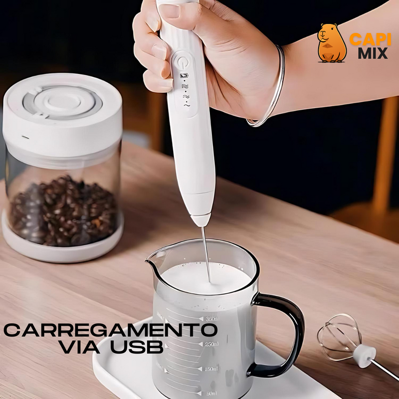 Mixer Elétrico com Carregamento USB