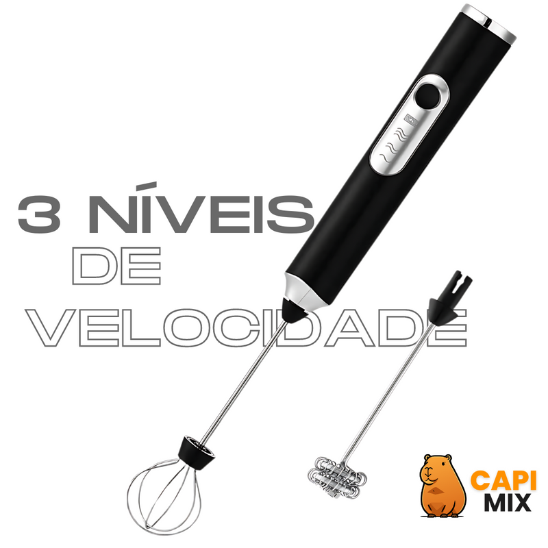 Mixer Elétrico com Carregamento USB