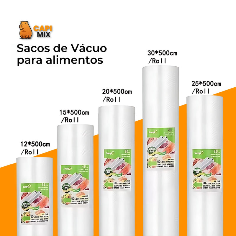 Sacos para embalagem a vácuo